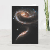 ARP 273 Interagerende sterrenstelsels in Andromeda Kaart (Voorkant)