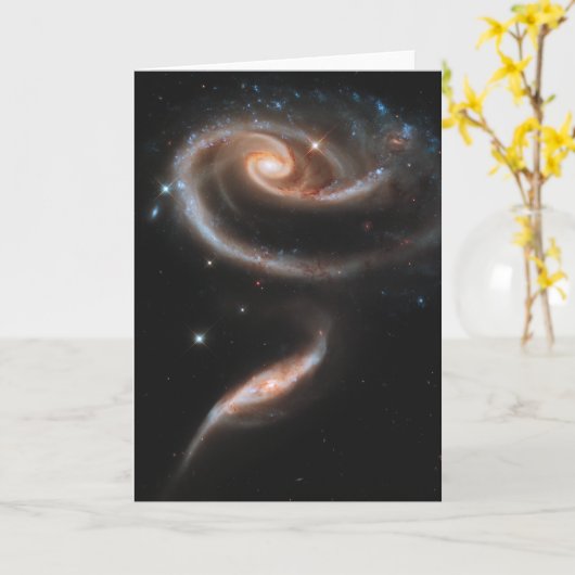 ARP 273 Interagerende sterrenstelsels in Andromeda Kaart (Gele Bloem)