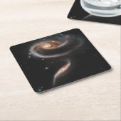 ARP 273 Interagerende sterrenstelsels in Andromeda Kartonnen Onderzetters (Schuin)