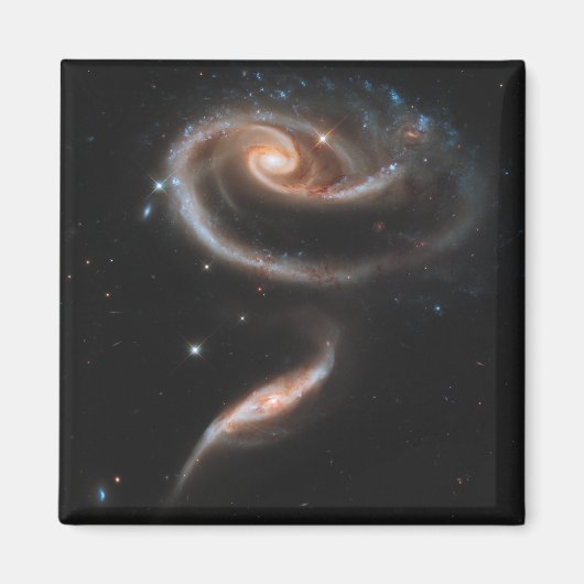 ARP 273 Interagerende sterrenstelsels in Andromeda Magneet (Voorkant)