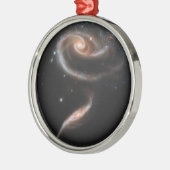 ARP 273 Interagerende sterrenstelsels in Andromeda Metalen Ornament (Links)