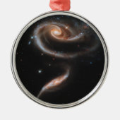 ARP 273 Interagerende sterrenstelsels in Andromeda Metalen Ornament (Voorkant)