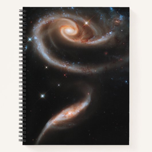 ARP 273 Interagerende sterrenstelsels in Andromeda Notitieboek (Voorkant)