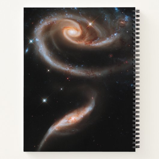 ARP 273 Interagerende sterrenstelsels in Andromeda Notitieboek (Achterkant)