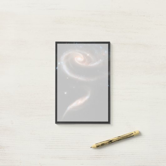 ARP 273 Interagerende sterrenstelsels in Andromeda Post-it® Notes (Op bureau)