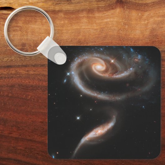 ARP 273 Interagerende sterrenstelsels in Andromeda Sleutelhanger (Voorkant)