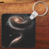 ARP 273 Interagerende sterrenstelsels in Andromeda Sleutelhanger (Achterkant)