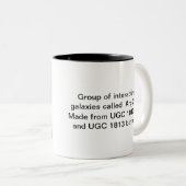 Arp 273 voor de Lefties. Tweekleurige Koffiemok (Voorkant rechts)