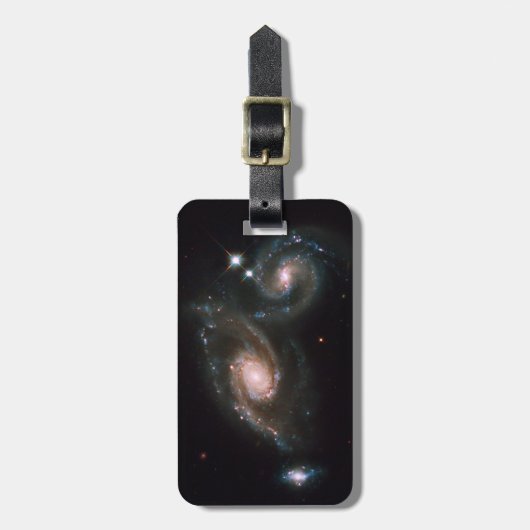 Arp 274 Galaxies NASA-ruimte Bagagelabel (Voorkant verticaal)