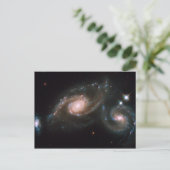 Arp 274 Galaxies NASA-ruimte Briefkaart (Staand voorkant)
