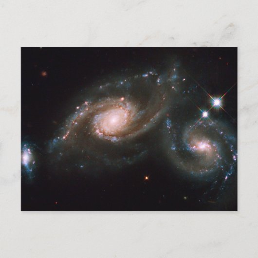 Arp 274 Galaxies NASA-ruimte Briefkaart (Voorkant)