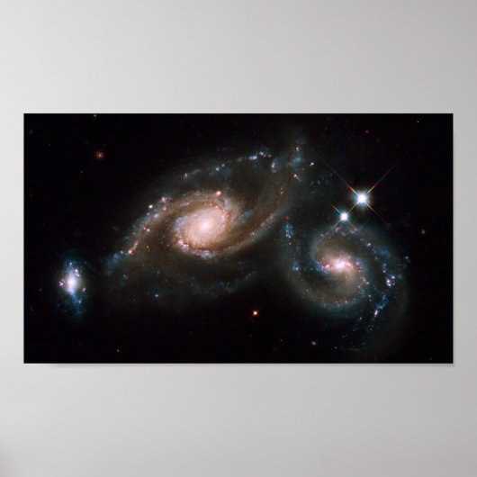 Arp 274 Galaxies NASA-ruimte Poster (Voorkant)