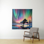 Arpeggio Aurora #2 Wandkleed (In situ)