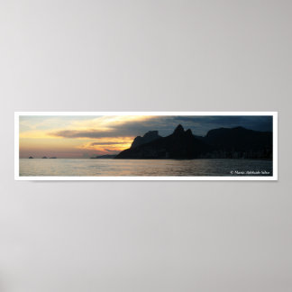 Arpoador Sunset Panorama Poster