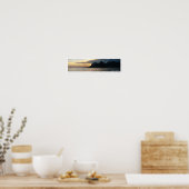 Arpoador Sunset Panorama Poster (Keuken)