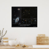 Arp's Loop in M81 - M82-poster met melkweggroep Poster (Keuken)