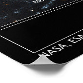 Arp's Loop in M81 - M82-poster met melkweggroep Poster (Hoek)