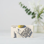 Arquitecto - Constructor - Tarjeta de Visita Visitekaartje (Staand voorkant)