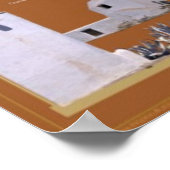 Arquitectura Tradicional en Cabo de Gata (Almería) Poster (Hoek)