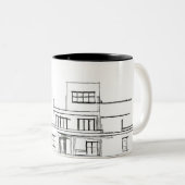 Arquitetura Tweekleurige Koffiemok (Voorkant rechts)
