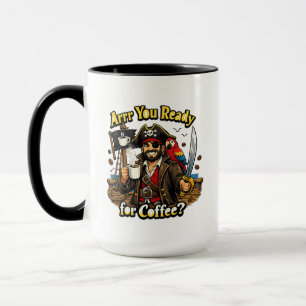 Arr, Bent u klaar voor koffie? Piraten koffiemok Mok