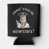 Arr. Dit is heel erg. Pirate Cat Blikjeskoeler (Voorkant)