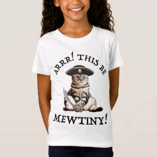 Arr. Dit is heel erg. Pirate Cat T-shirt
