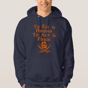 Arr is piraat gekookt overhemd hoodie