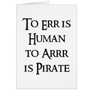Arr is Pirate