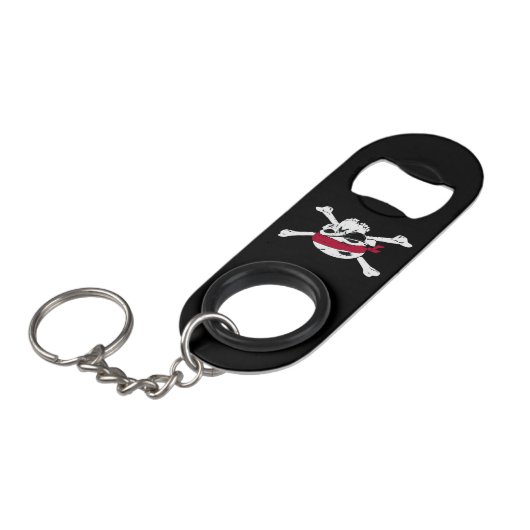 Arr Pirate Grog Bottle Opener Mini Flessenopener (Voorkant Gekanteld)