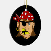 Arr Pirate Man Pirate Stuff Keramisch Ornament (Rechts)
