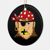 Arr Pirate Man Pirate Stuff Keramisch Ornament (Links)
