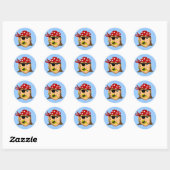 Arr Pirate Man  Pirate Stuff Ronde Sticker (Vel)