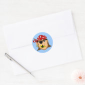 Arr Pirate Man  Pirate Stuff Ronde Sticker (Envelop)