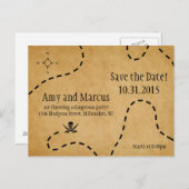 Arr.  Pirate Thaise Partij Aankondigingskaart (Voorkant / Achterkant)