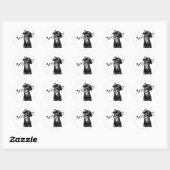 ARR Pooch Pirate Ronde Sticker (Vel)