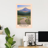 Arran Coastal Way Schotland Groot Trails Poster (Thuiskantoor)