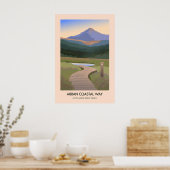Arran Coastal Way Schotland Groot Trails Poster (Keuken)