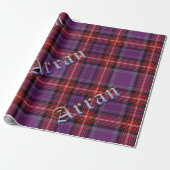 Arran District Tartan Cadeaupapier (Uitgerold)