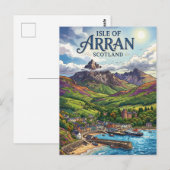 Arran-eiland Schotland Briefkaart (Voorkant / Achterkant)