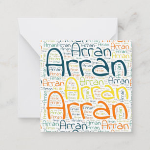 Arran Notitiekaartje
