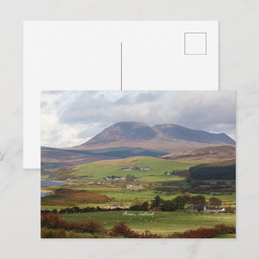 Arran, Schotse landschapsfoto Briefkaart (Voorkant / Achterkant)