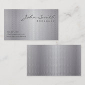 Arranger van de Muziek van het Metaal van het Visitekaartje (Voorkant / Achterkant)