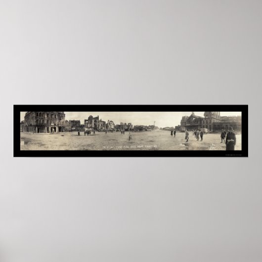 Arras, Franse spoorwegfoto 1919 Poster (Voorkant)