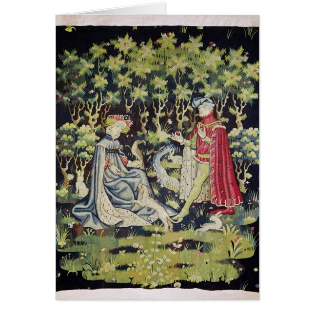 Arras Tapestry, aanbieding van het hart (Voorkant)