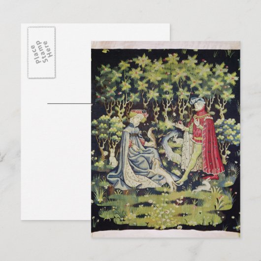 Arras Tapestry, aanbieding van het hart Briefkaart (Voorkant / Achterkant)
