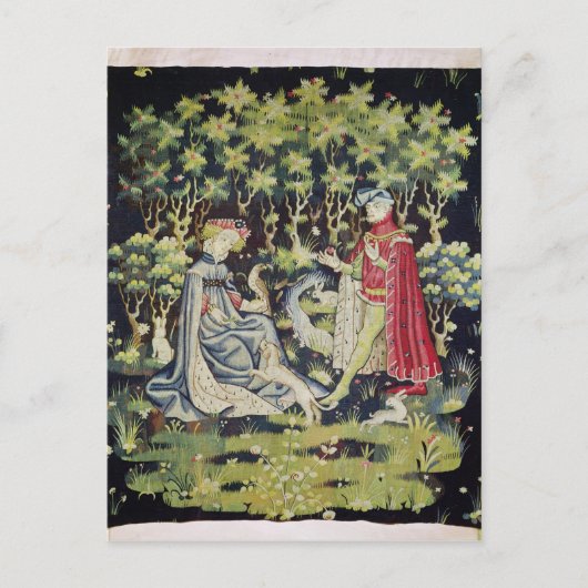 Arras Tapestry, aanbieding van het hart Briefkaart (Voorkant)