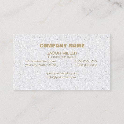 Array en Line Monogram Professional Blue ID313 Visitekaartje (Achterkant)