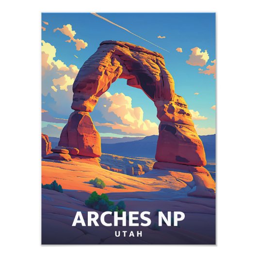 Arrays NP Utah - Vintage Poster - Illustratie (Voorkant)