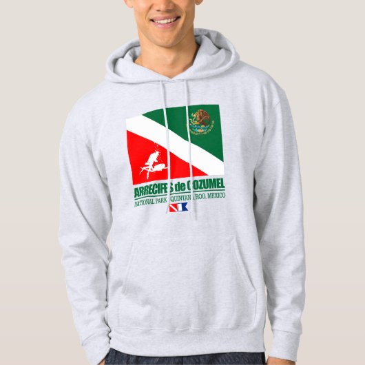 Arrecifes de Cozumel (sq) Hoodie (Voorkant)